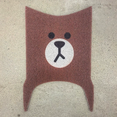 Electric vehicle foot mat – Foot Mat with Cartoon Pattern - bear-yadi-q17y-g