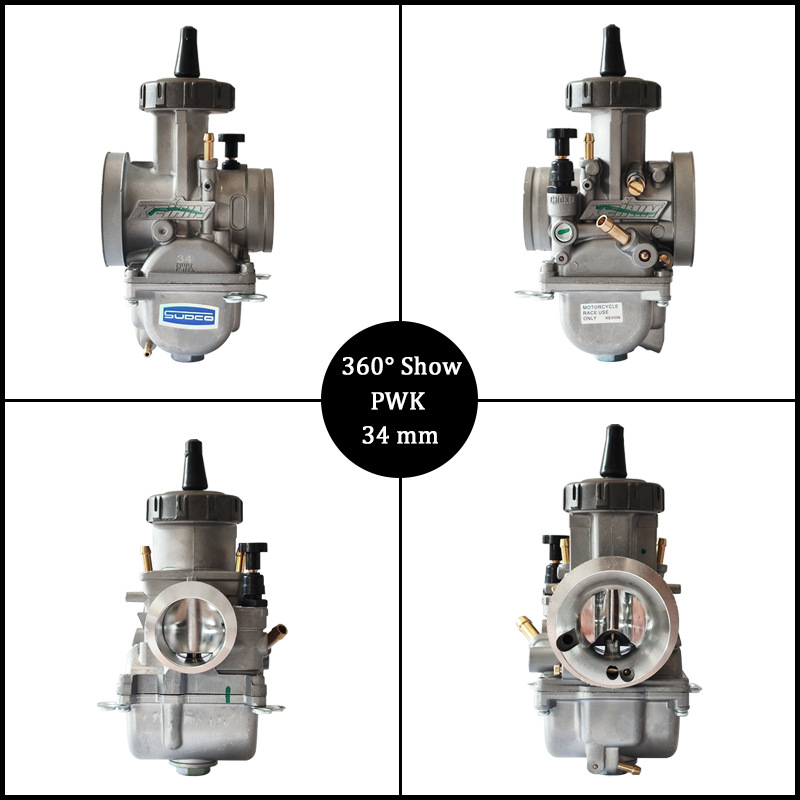 Pwk Motorcycle Carburetor 33 34 35 36 38 40 42mm Large Displacement Carburetor with Repair Kit