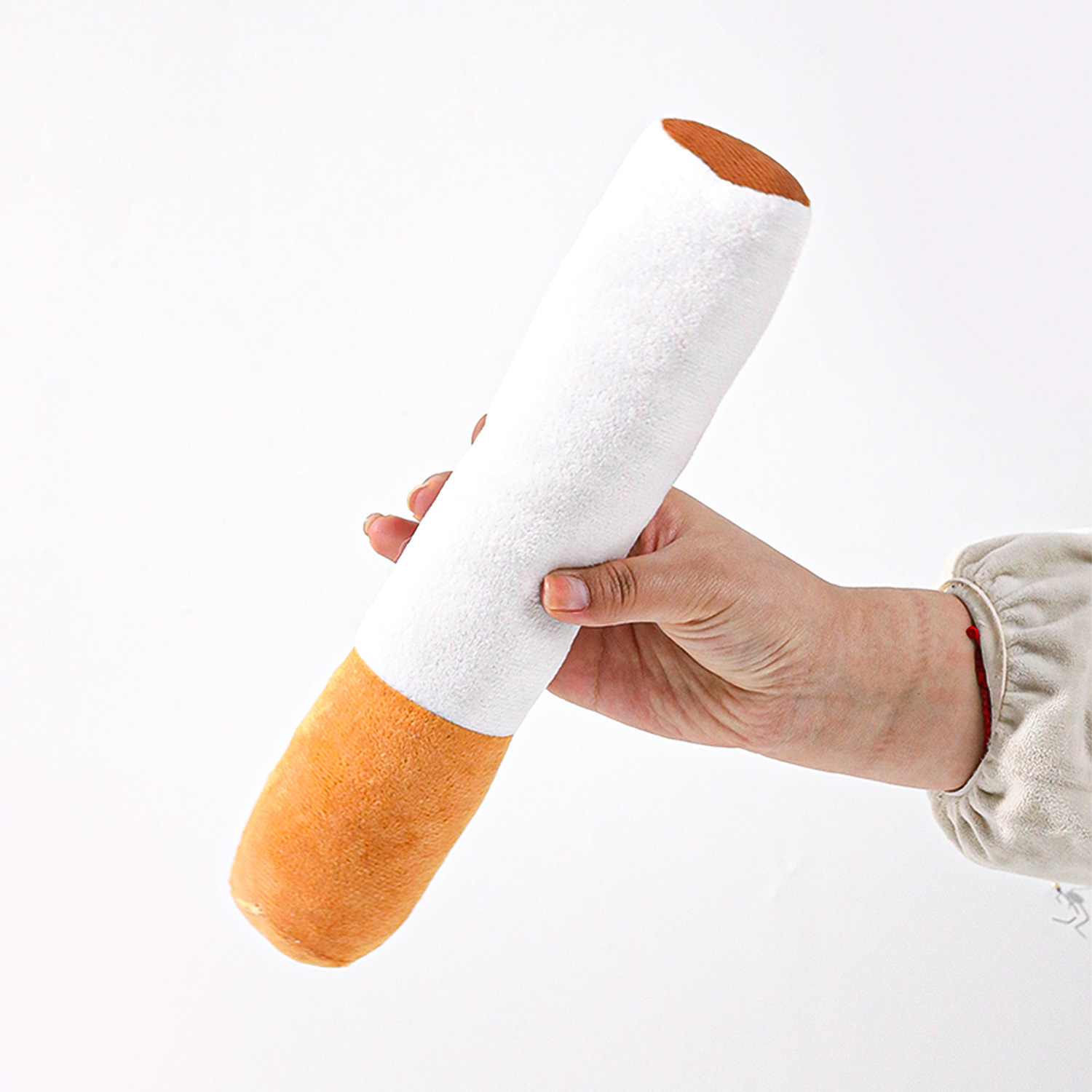 Gato descongestionado juguetes spot al por mayor Pipitao felpa auto-molar cigarrillos juguetes para perros