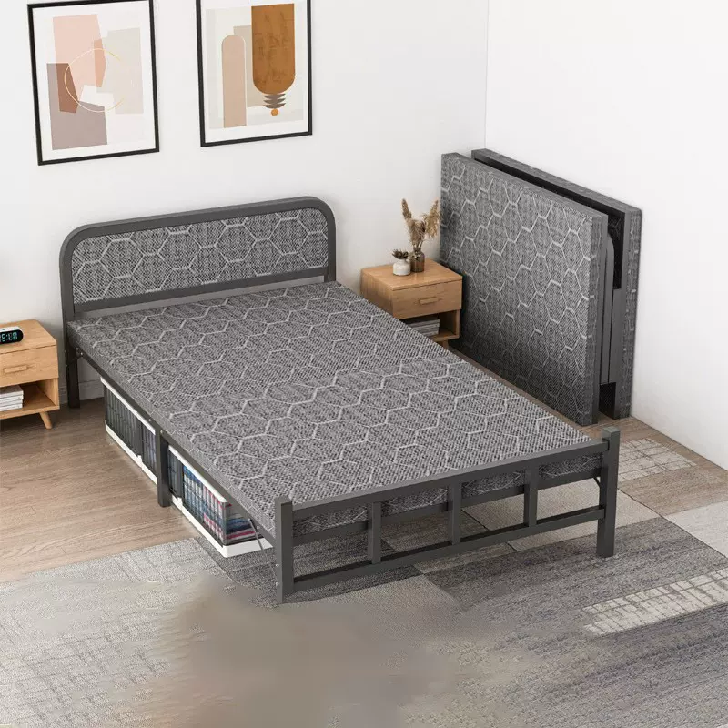 折叠床单人床家用成人宿舍简易床出租房硬板床便携铁床陪护床加床
