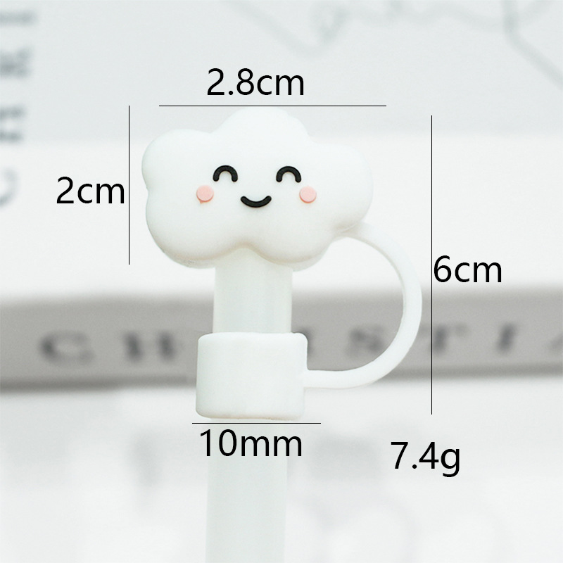 Silicona sonrisa nube blanca 10mm