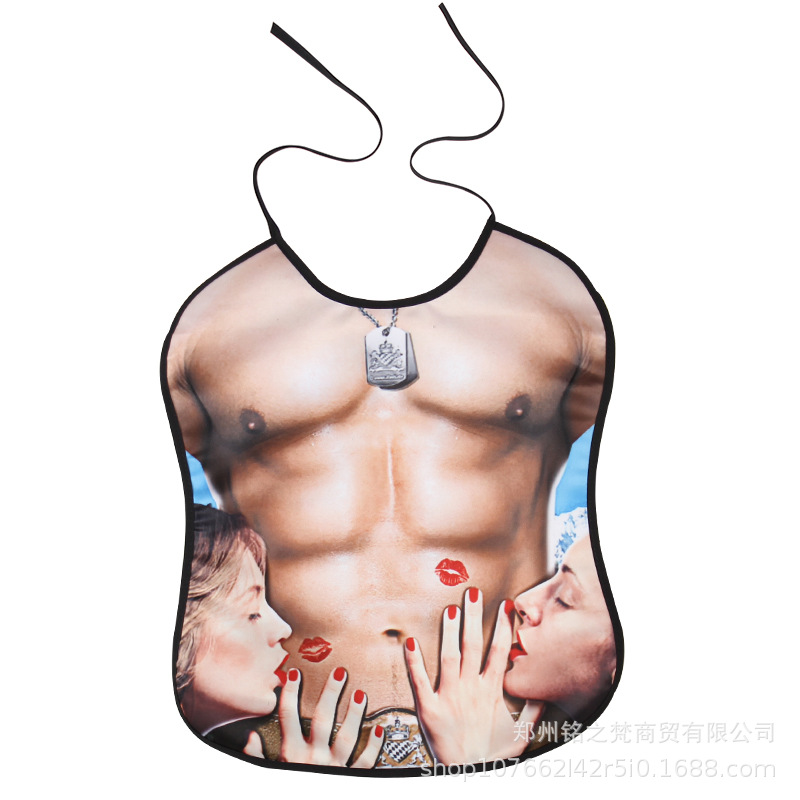 빨간 입술 근육 남자