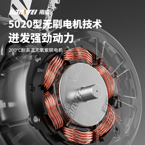 Factory Nanwei Electric Chain Saw Rechargeable Electric Chain Saw Outdoor Lithium Electric Chain Saw Handheld 6-inch Saw for Chopping Firewood and Trees Logging Saw