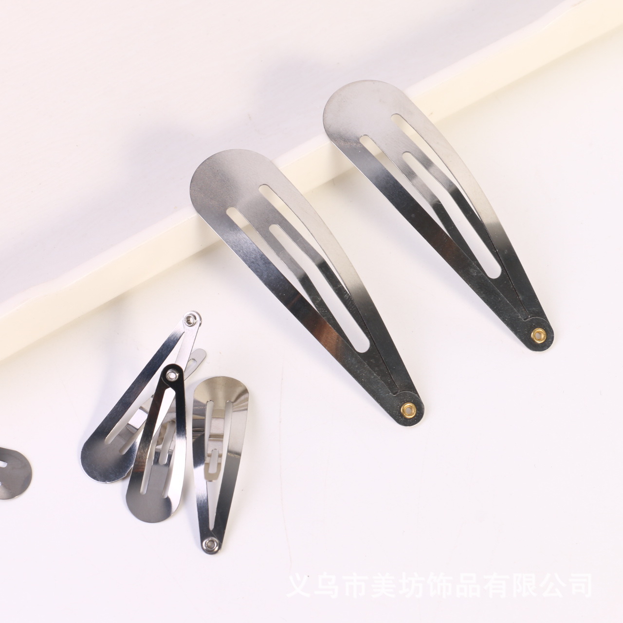 6cm 일반 스테인레스 스틸 물방울 클립