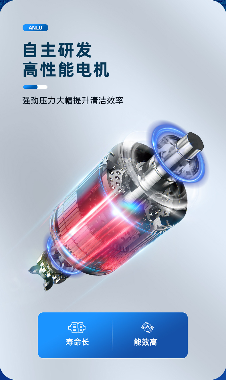 1400W high power VAY-70 Anlu car washing machine household car washing artifact high pressure portable cleaning machine 220V