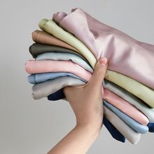 正品A类100支天丝枕套一对夏季凉爽枕头套莱赛尔纯色真丝枕巾批发