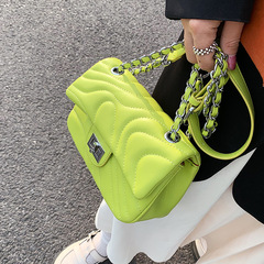 Summer small bag for women 2024 new trendy versatile chain crossbody bag high-end fashion single shoulder small square bag