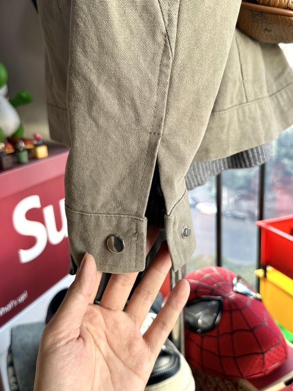 美式短款底特律重磅水洗牛仔夹克男秋季立领cleanfit机车工装外套|undefined
