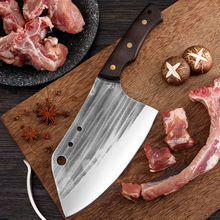 家用菜刀不銹鋼手工開刃鋒利廚房刀具斬切刀兩用刀切菜切片刀切肉