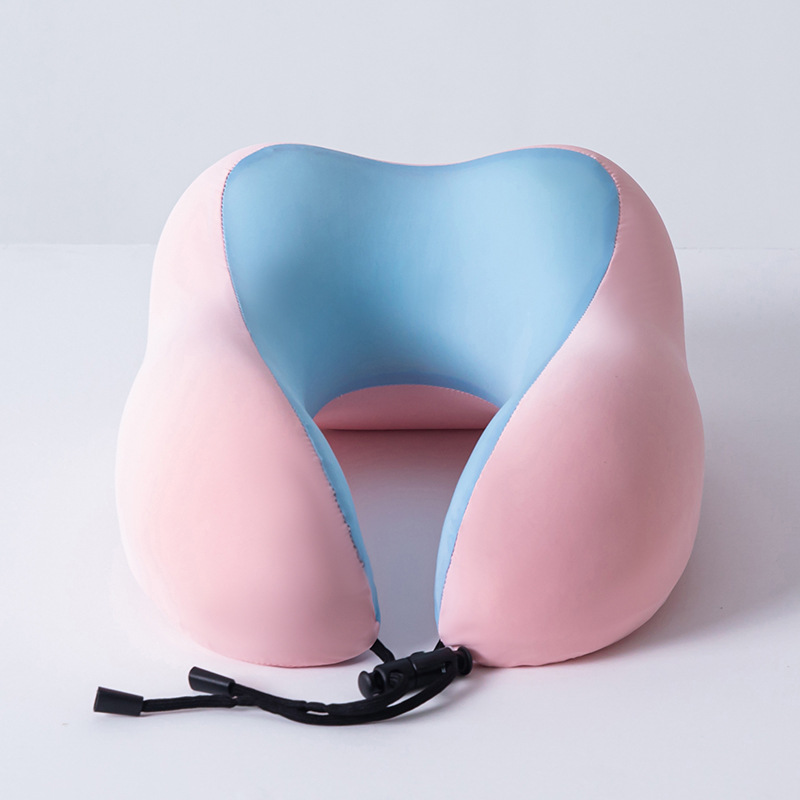 Memory Foam U-shaped Travel Pillow Neck Support For Sleeping_voghion.com