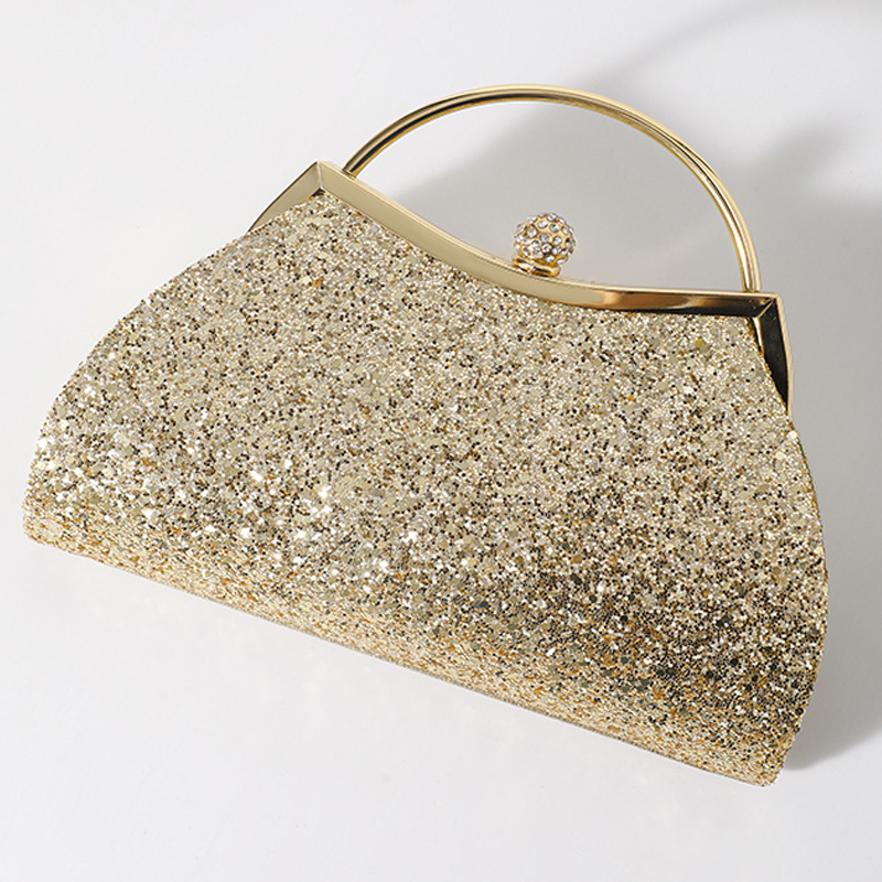 Women's Sparkling Diamond Crown Evening Clutch Bag Wedding Gift_voghion.com