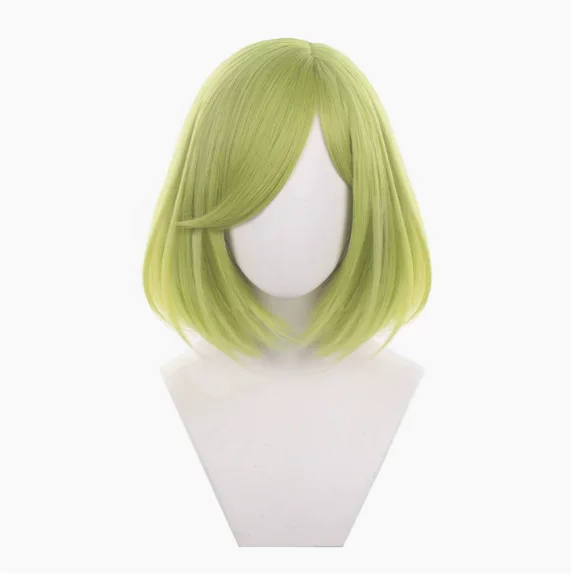 Magic Workshop of Pointed Hats Cocoa Cosplay Wig Three-Quarter Parting Bob Hairstyle