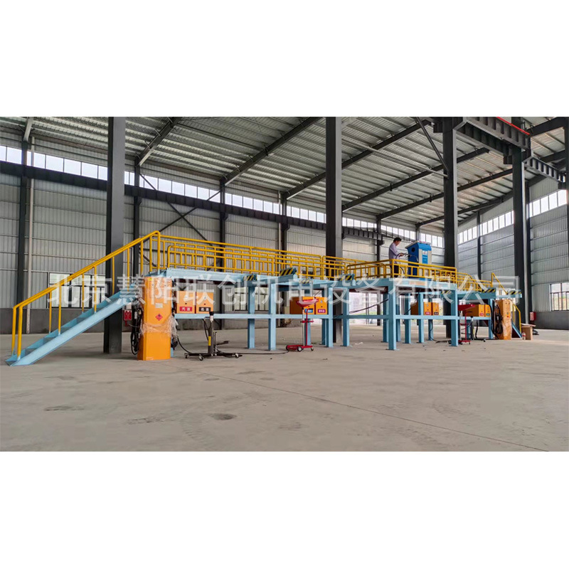 报废汽车预处理平台工作台抽排油工作站双工位预处理平台油液收集