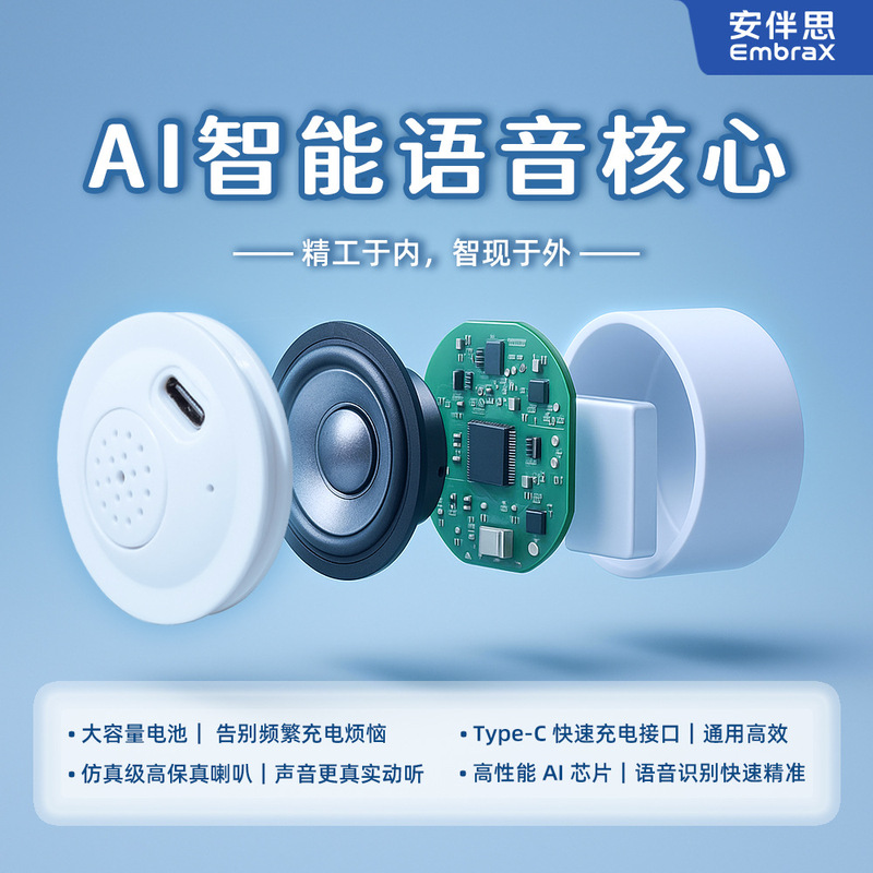 Ai交互芯片玩具deepseek大模型豆包语音对话毛绒玩具人工智能模块|undefined