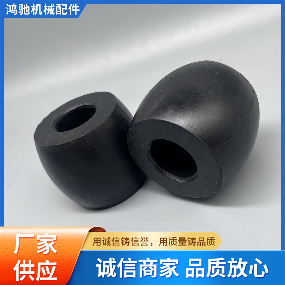 鼓型缓冲套减震套聚氨酯耐高温弹性套缓冲垫工业橡胶鼓型减震套