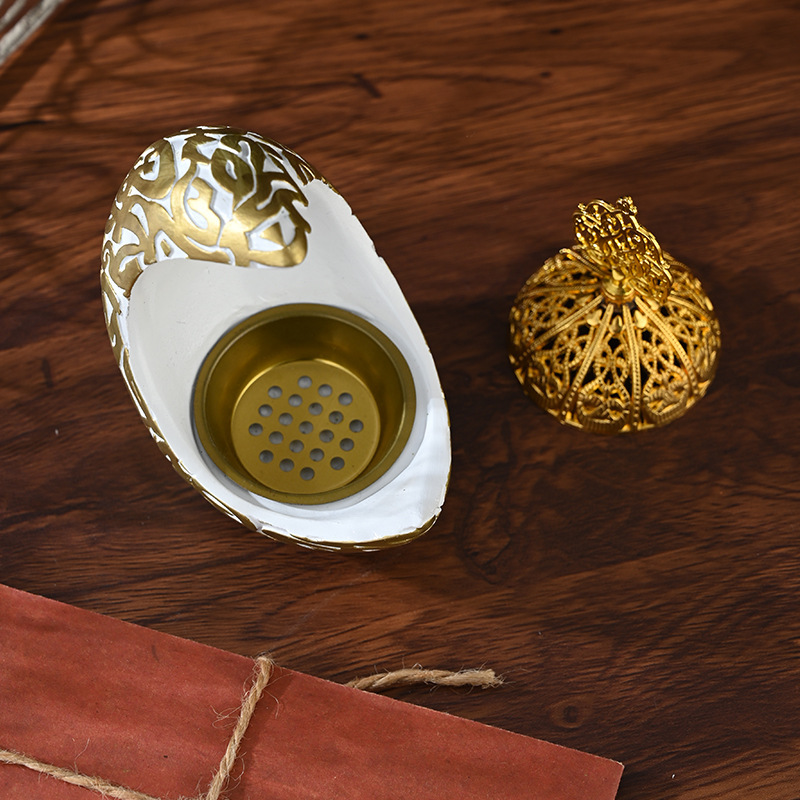 TX新品畅销室内客厅镂空燃香炉  中东家居卧室小巧精致香薰摆件