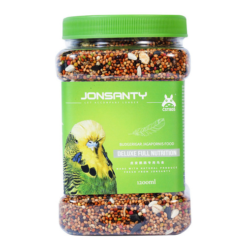 Pet Shangtian parrot bird food feed tiger skin black phoenix peony small sun mixed bird food grain shelled yellow millet