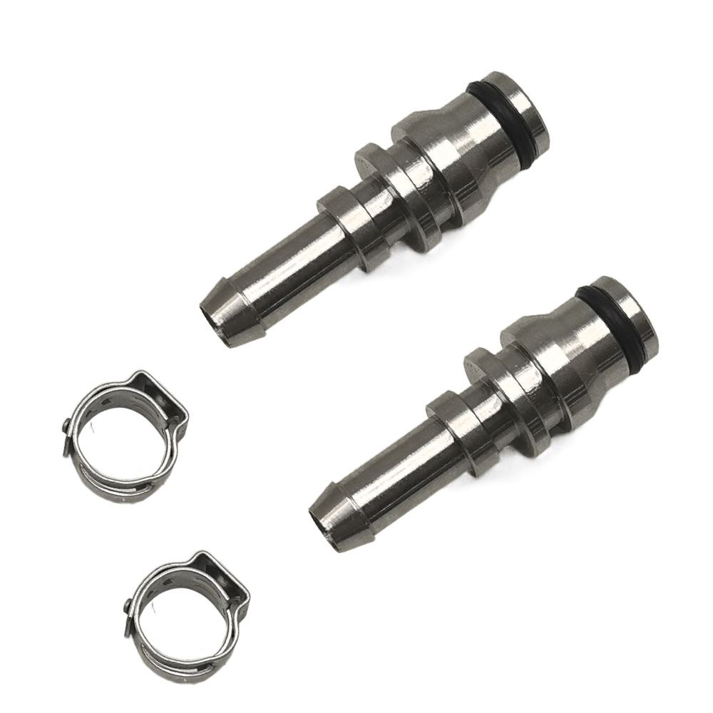 스테인레스 스틸 튜브 스프레이 니플 커넥터 2개