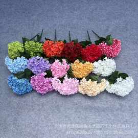 仿真花45片绣球仿真婚庆外贸厂家批发路引装饰家居软装花艺花卉