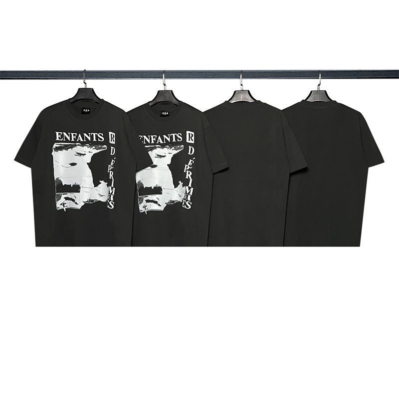 Amerikansk oversized t-shirt i bomull för herr_voghion.com