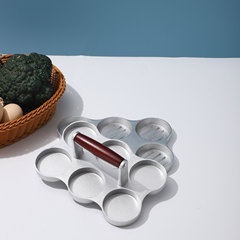 対外貿易は手動でコーティングされていない六穴ハンバーガーの肉押し器の牛肉あんの模型の肉押し器卸売り
