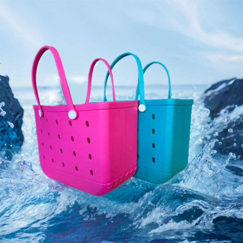 Manufacturer Wholesale Eva Children's Beach Storage Bag, Beach Tote Bag, New European and American Eva Hole Bag, Vegetable Basket Manufacturer Wholesale Eva Children's Beach Storage Bag, Beach Tote Bag, New European and American Eva Hole Bag, Vegetable Basket