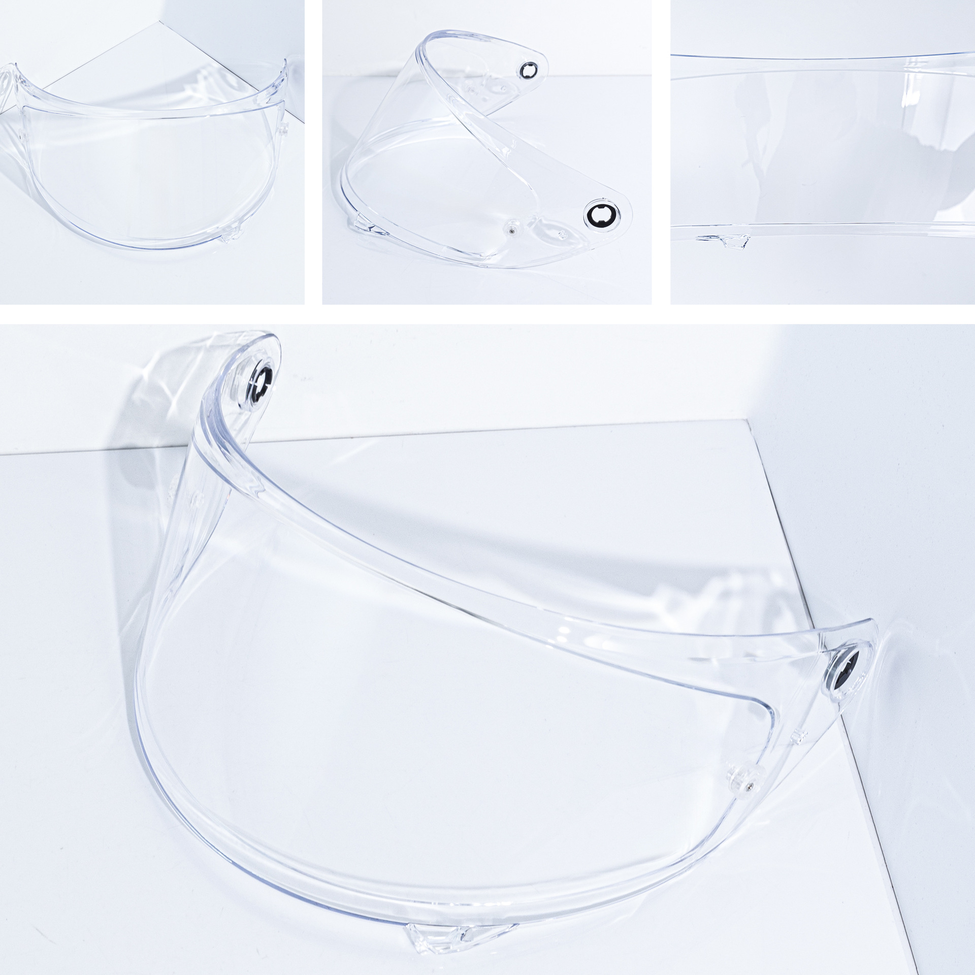 Motorcycle helmet visor compatible with HJ35 Rpha 1N, RPHA 1, RPHA 1 V2 Carbon helmets