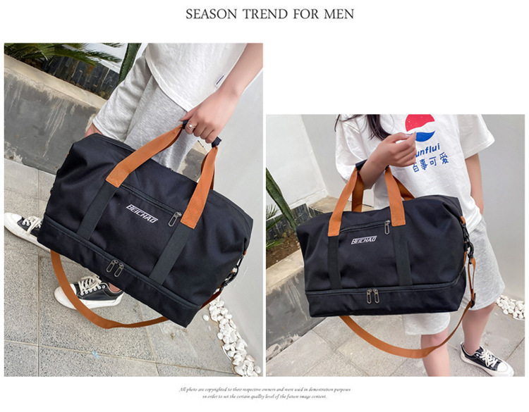 New Style Travel Bag Korean Portable Short-distance Travel Luggage Bag Large Capacity Gym Bag display picture 29