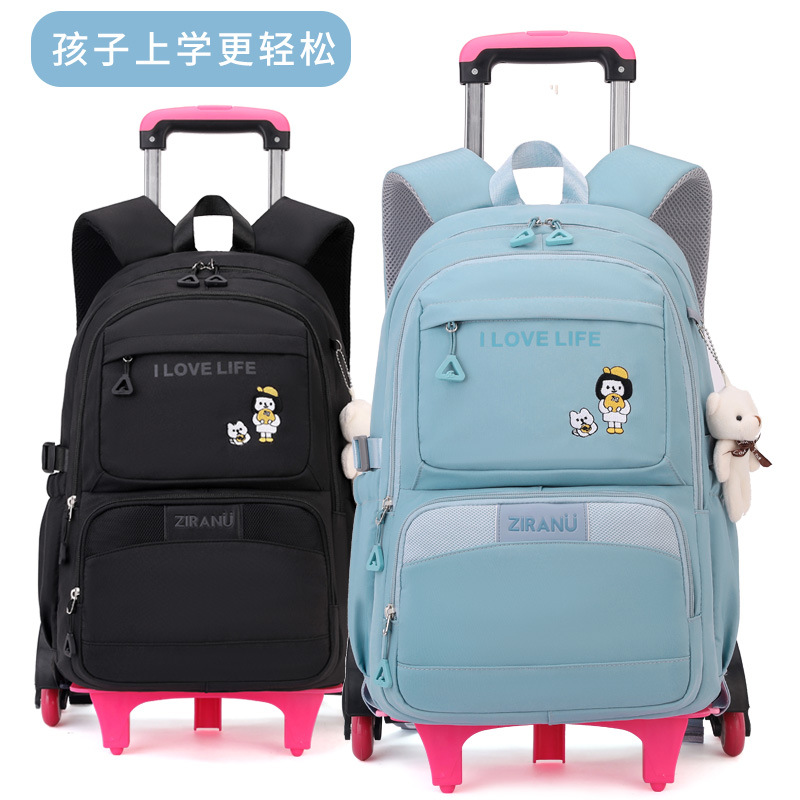 2022 pescado natural estudiante mochila 3-6 grado ligero de gran capacidad de múltiples capas transpirable transfronteriza Venta caliente