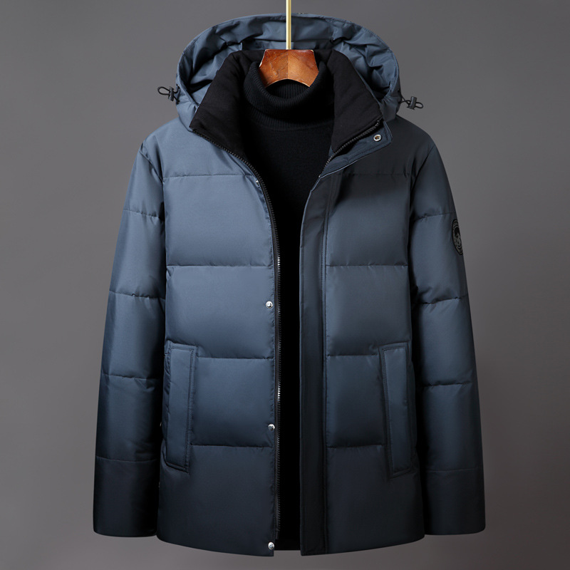 Men's Clothing 2024 Winter New Short Thickened Jacket Men's Fashion Brand Trendy Wide Lapel Dad and Grandpa Silk cotton Jacket_voghion.com