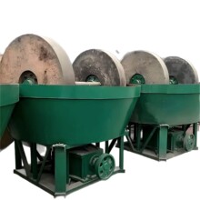 多功能碾金机选金银双轮碾磨机矿石轮式水碾子铁矿石湿碾机碾子