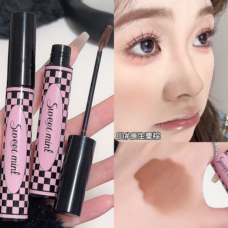 Sweetmint眉毛染めクリーム自然野生の薄い茶色が長くて、色が抜けにくいです。|undefined