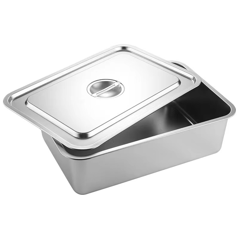 304 Ultra -large stainless steel basin long square flat square basin…
