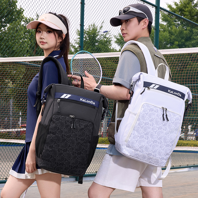 Cross-Border New Model High-Looking Badminton Bag with Independent Shoe Compartment, Tennis Backpack, Multi-Functional Storage Sports Backpack