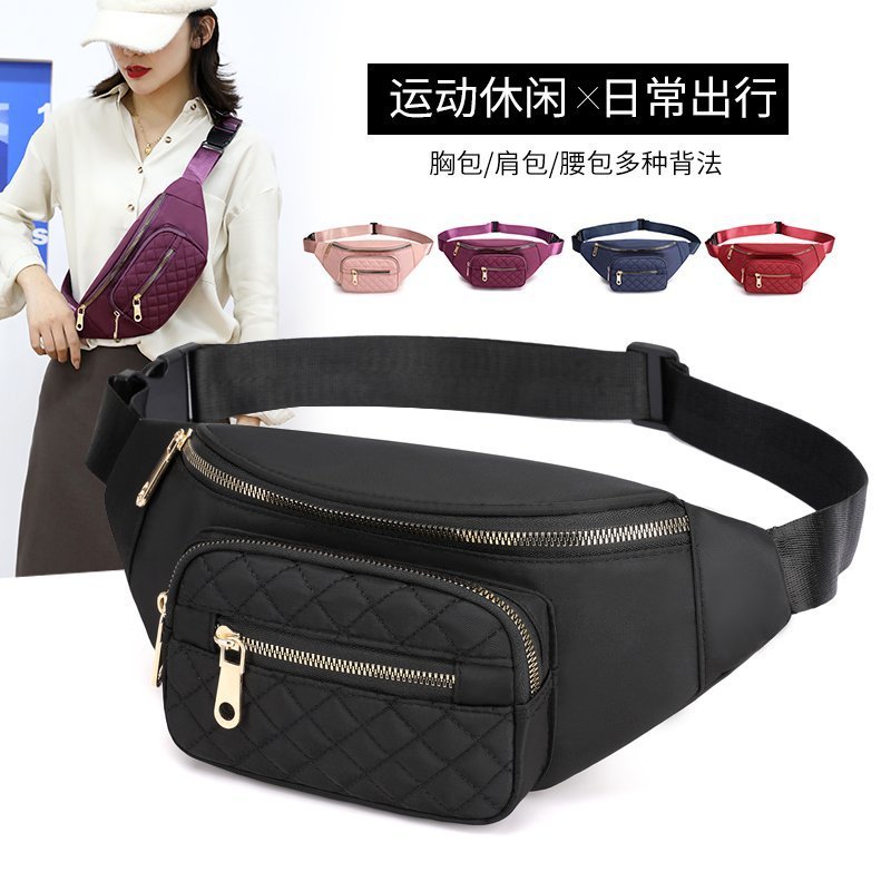 Transfronterizo al por mayor nuevos hombres bolso de la cintura bolsa de mensajero impermeable al aire libre de las mujeres ocasionales coreanas cajero bolsa de pecho moda