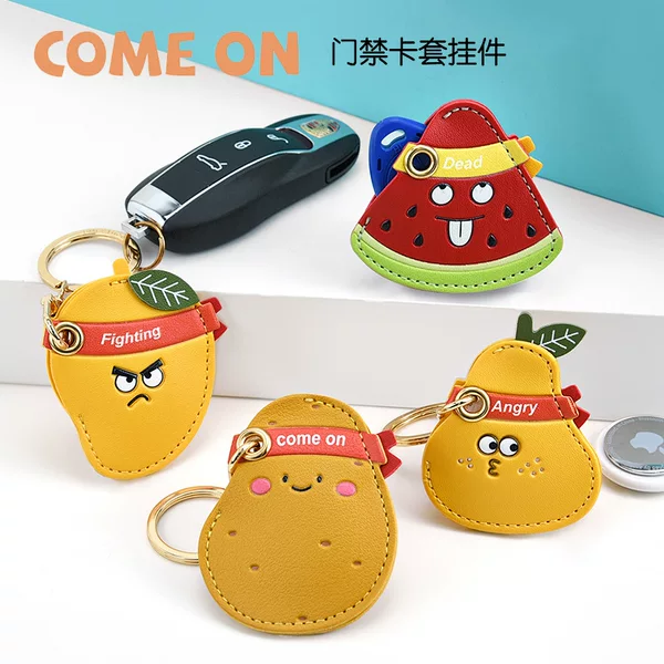 Eight Gateworm Club Refueling Access Control Card Cover Keychain Pendant