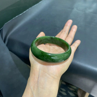 Jin Yutang Xinjiang Hetian Jasper Widened Tire Bracelet No Crack Micro Snow Cotton Wearing Effect Good Oily