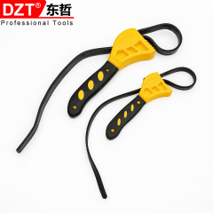 6/8" multifunctional belt wrench, plastic adjustable bottle opener, auto repair filter, adjustable can opener wrench