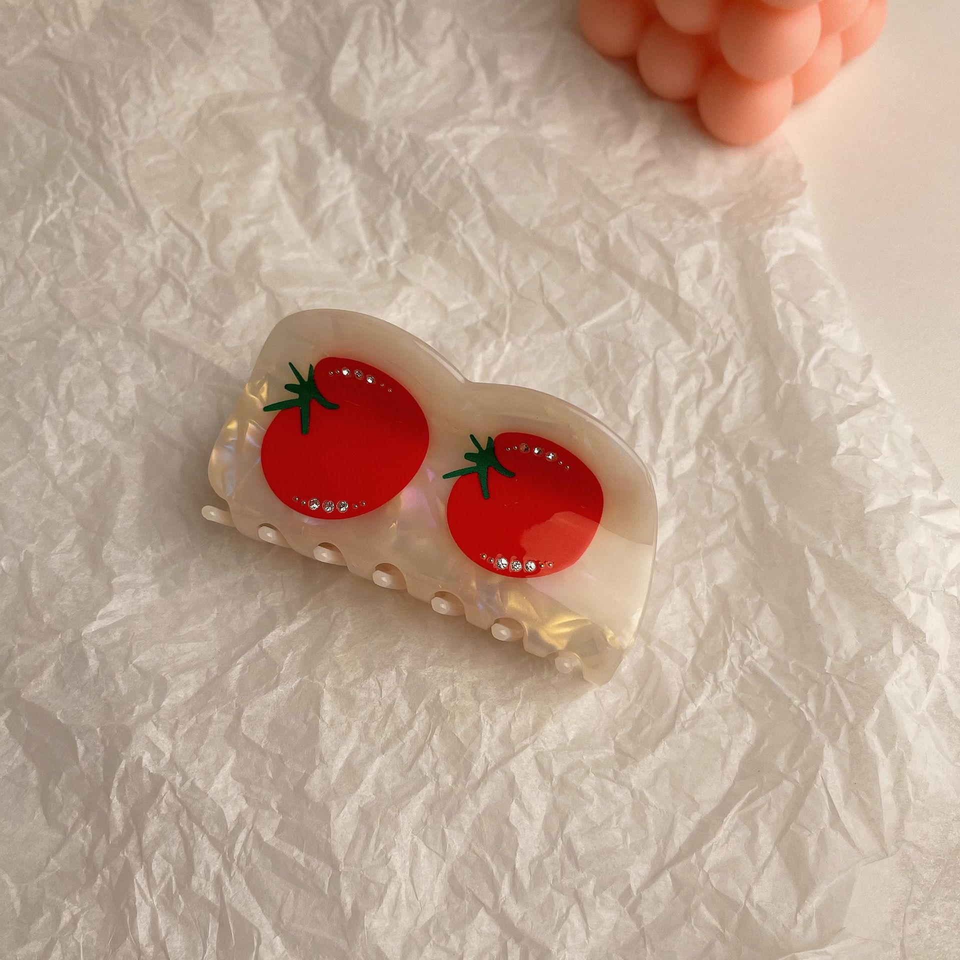 Cute Fruit Acetic Acid Sheets Plating Hair Claws 1 Piece display picture 3