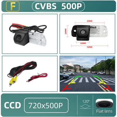 Suitable for 12 Mercedes-Benz Cls300 Integrated Reversing Rearview Cameras Ahd1080 Car Camera Ccd (Vehicle camera) - 1f-cvbs-500p