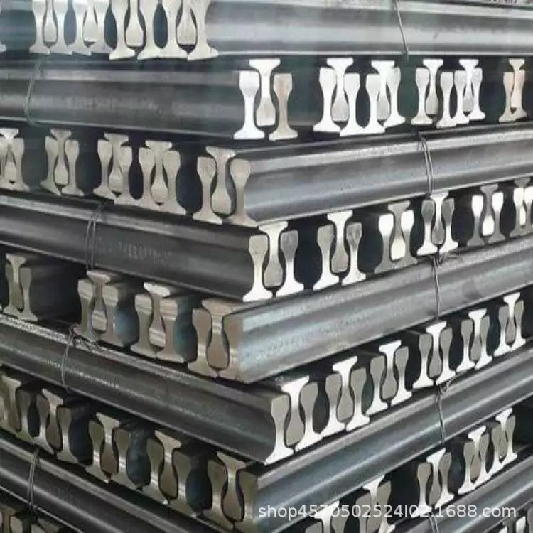 Q235B 55Q热轧轨道钢轻轨现货重庆绵阳鱼尾板夹板零售批发