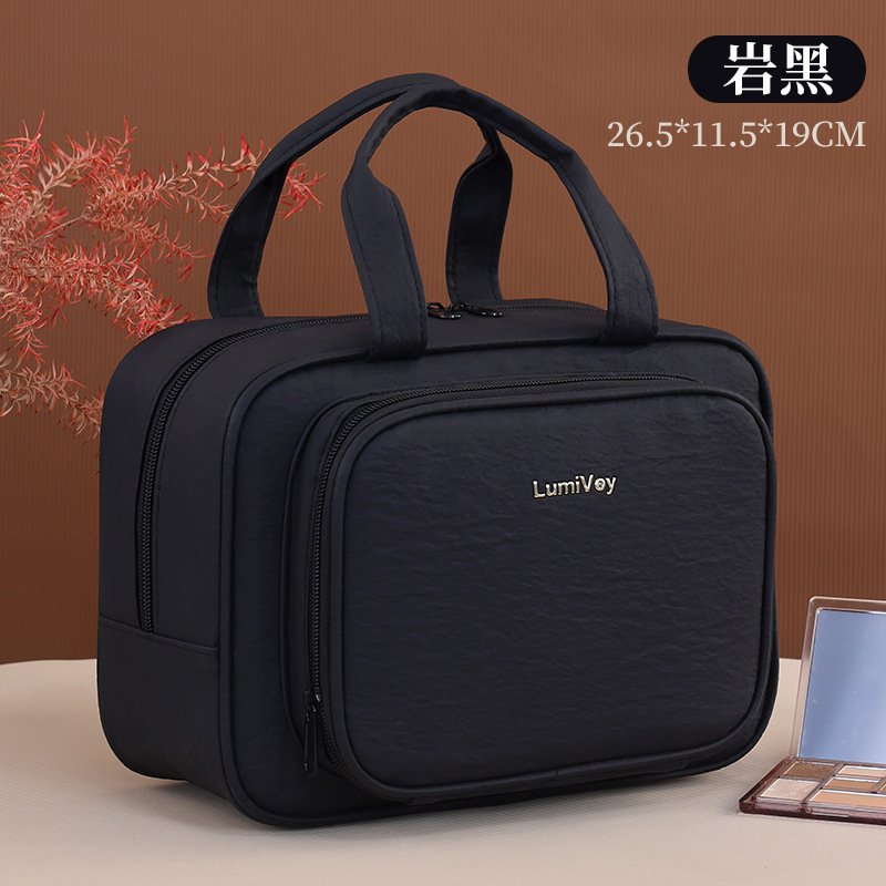 Bagas de almacenamiento de gran capacidad de división de alta calidad, bolsas de maquillaje portátiles, bolsas de almacenamiento de maquillaje portátiles, bolsas de lavado