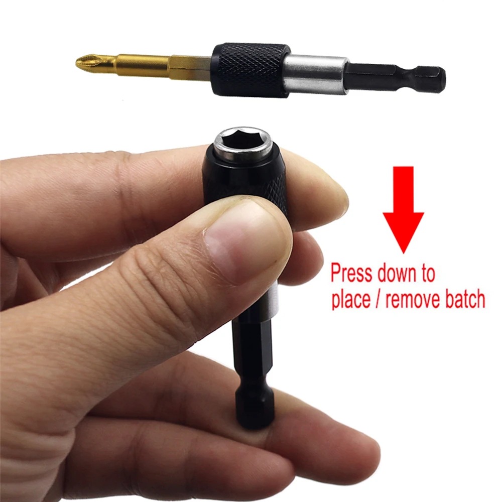 60-150MM 육각형 자체 밀봉 연장 막대 전기 드릴 고속 막대 스크루 드라이버 세트