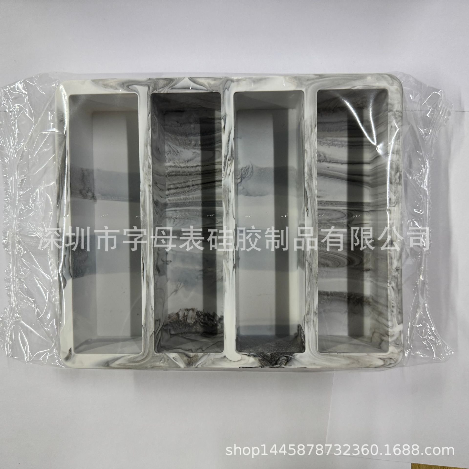 커버가 없는 처리 모델 4개 대리석 색상