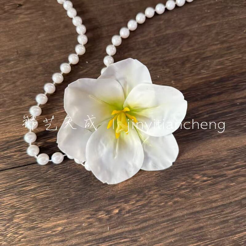 3d打印郁金香花头手感保湿仿真花 假花花环簪花发饰diy头饰鸭嘴夹|undefined