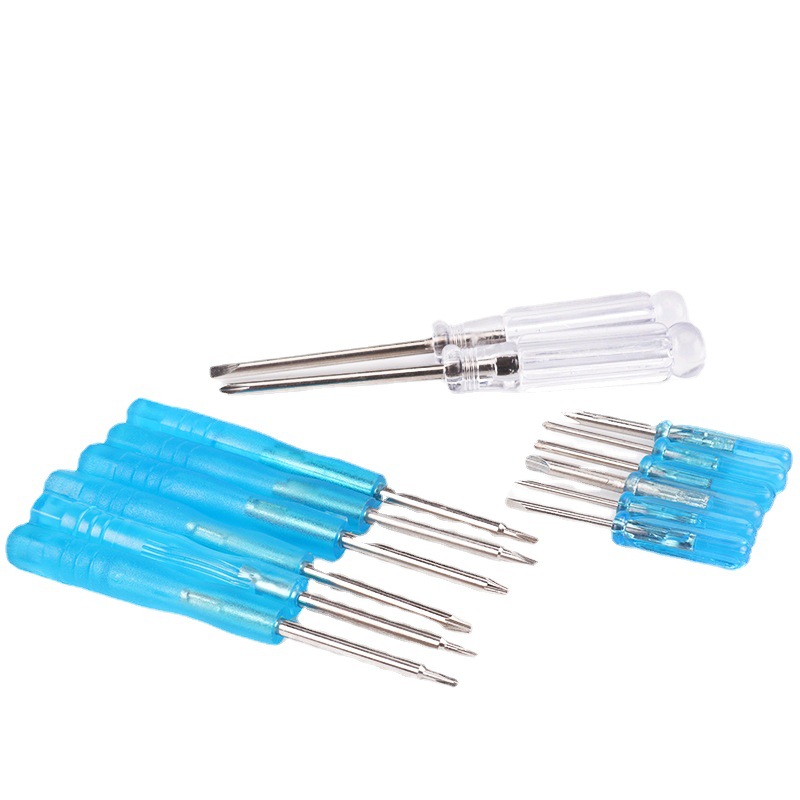 笔记本小螺丝刀 水晶透明柄小起子 一字十字螺丝批改锥