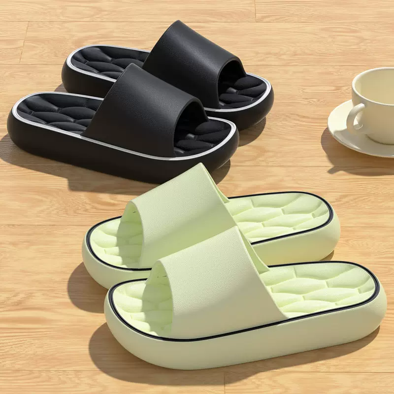抖音爆款踩屎感eva软底拖鞋男女夏室内防滑浴室简约居家凉拖鞋女