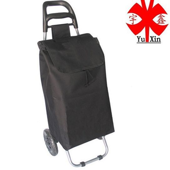 便捷式600D 防雨水牛津布超市购物车配牛头柄爬坡轮小推车
