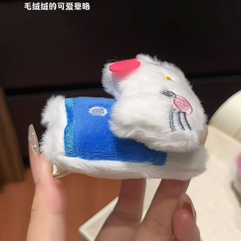 卡通三丽欧可爱kt猫咪发夹超萌公仔玩偶侧边刘海夹百搭发饰批发|undefined