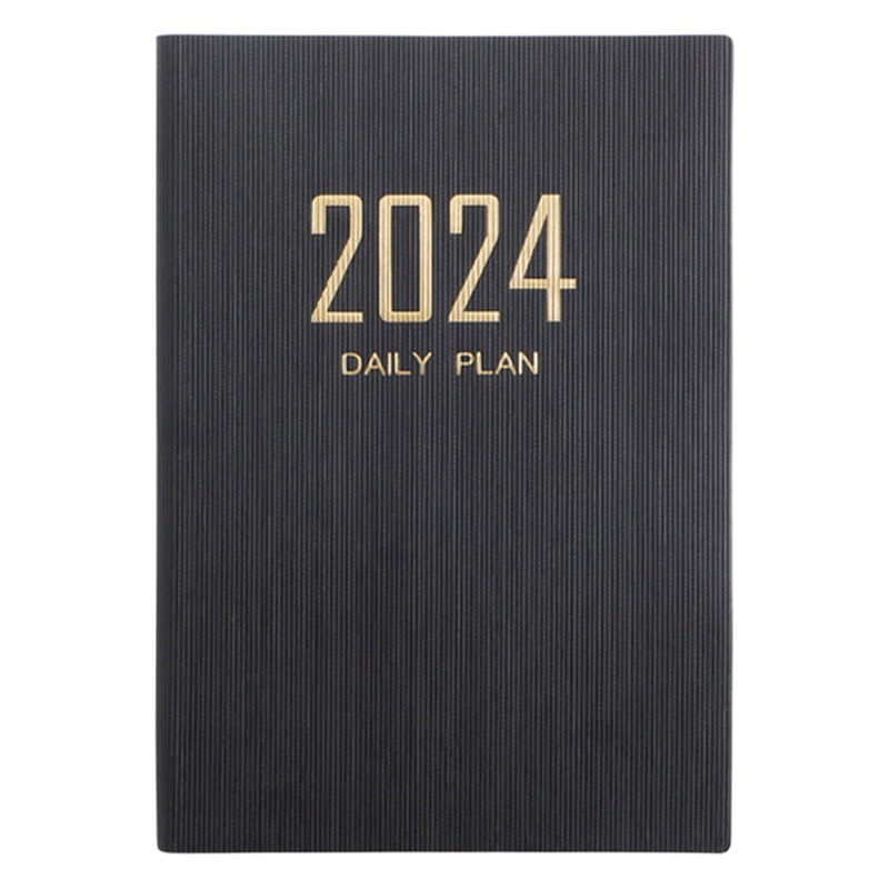 Transfronterizo 2024 inglés a5 calendario 2025 imitación cuero mes índice plan cuaderno calendario de comercio exterior